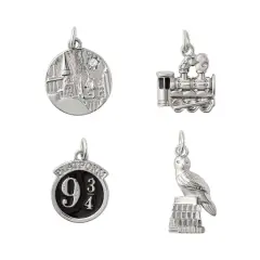 Harry Potter Silver Hogwarts Charm Set