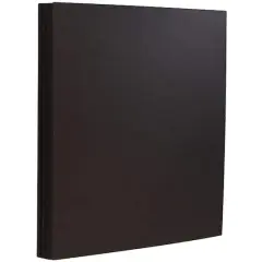 JAM Paper Matte 8.5" x 11" Extra Heavyweight Cardstock, 25 Sheets Black