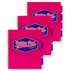 Pukka Pads Vision Letter-Size Project Book Set Pink
