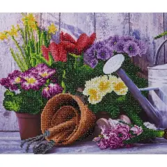 Diamond Art Advanced Spring Gardening Kit