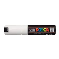 Uni POSCA PC-8K Broad Chisel Tip Paint Marker White