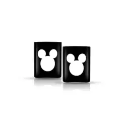 JoyJolt&reg; Disney&reg; 12oz. Luxury Mickey Mouse Crystal Double Old Fashion Glass, 2ct.