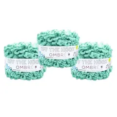 3 Pack Lion Brand&reg; Off the Hook&trade; Ombre Yarn Fresh Mint