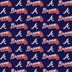 MLB Atlanta Braves Cotton Fabric