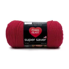Red Heart&reg; Super Saver&reg; Solid Yarn Cherry Red