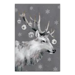 Christmas Reindeer Canvas Wall Art