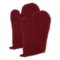 DII&reg; Terry Oven Mitts, 2ct. Wine