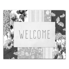 Spring Floral Patchwork 1 11" x 14" Canvas Wall Art