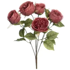 17" Rose Water Resistant Bush by Ashland&reg; Burgundy