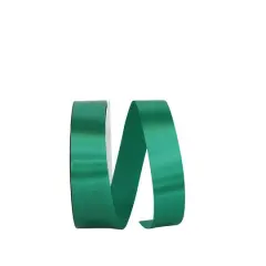 JAM Paper 3/8" x 100yd. Single Face Satin Allure Ribbon Forest