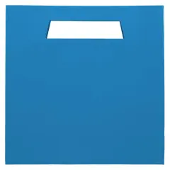 JAM Paper Large Blue Heavy Duty Bags with Trapezoid Handle, 100ct.