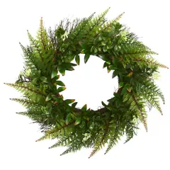 23&rdquo; Fern Wreath