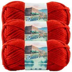 3 Pack Lion Brand&reg; Hometown Yarn Cincinnati Red