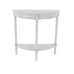 32" Light Gray Traditional Wooden Console Table