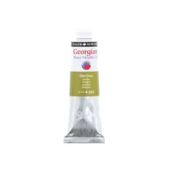 Daler-Rowney&reg; Georgian Water Mixable Oil Paint, 37mL 363 Olive Green