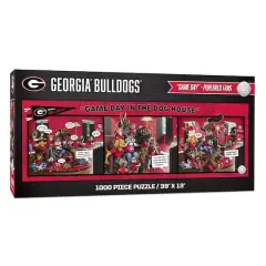 College Game Day in the Dog House 1,000 Piece Puzzle Georgia Bulldogs
