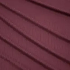 Fabric Merchants Polyester Blend Ribbed Fabric Burgundy