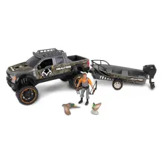 NKOK RealTree&reg; Ford Super Duty&reg; F250&reg; 1:18 Scale 10 Piece Duck Hunting Playset