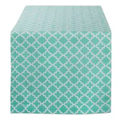 Aqua Lattice Table Runner 14" x 108"