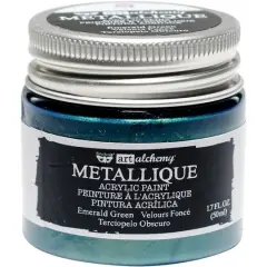 Finnabair&reg; Art Alchemy Metallique Acrylic Paint, 1.7oz. Emerald Green