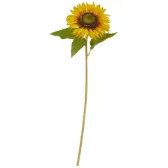 Yellow Sunflower Stem, 12ct.