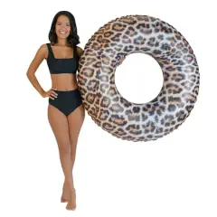 PoolCandy Leopard Print Jumbo Pool Tube