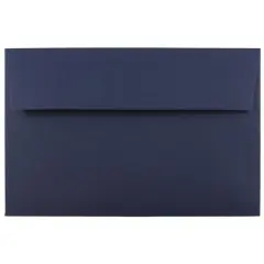 JAM Paper A10 Navy Blue Recycled Invitation Envelopes