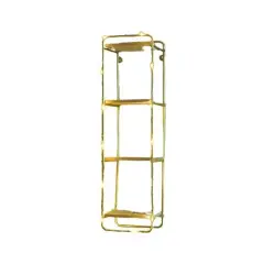 NEX&trade; 19.25" Gold Iron Pilaster Shelf