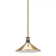 Hello Honey&reg; 4.4ft. Metal Ceiling Light Brushed Bronze and Black