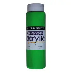 Daler-Rowney&reg; Graduate Acrylic, 500mL Leaf Green