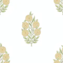 RoomMates Tamara Day Dutch Floral Peel & Stick Wallpaper Yellow
