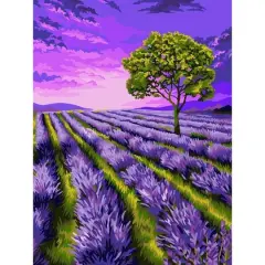 Crafting Spark Lavender Dawn Painting by Numbers Kit