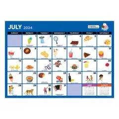 TF Publishing 2024-2025 Every Day's A Holiday Medium Desk Pad Calendar