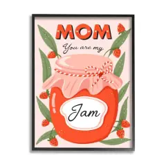 Stupell Industries You Are My Jam Mother's Day Framed Giclee Art Black