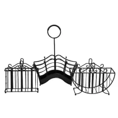 Picnic & Flatware Caddy Multifunctional Basket, 3ct.