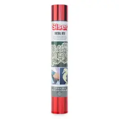 Siser&reg; Metal Heat Transfer Vinyl, 36" Red