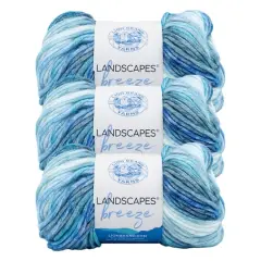 3 Pack Lion Brand&reg; Landscapes&reg; Breeze Yarn Bay