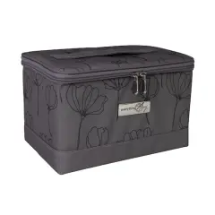Everything Mary Gray Floral Collapsible Sewing Kit Organizer Box