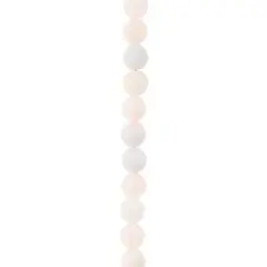 Pink Faceted Silverite Quartz Round Beads, 8mm by Bead Landing&trade;