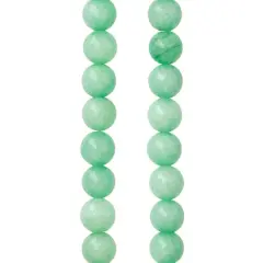 8mm Mint Round Beads by Bead Landing&trade;