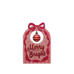 8" Merry & Bright Hanging Ornament Tabletop D&eacute;cor by Ashland&reg;