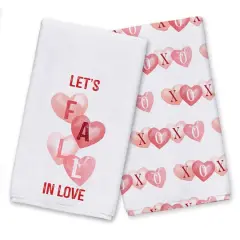 Let's Fall In Love Hand Towel Set