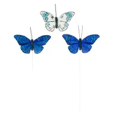 Blue Feather Butterflies, 3ct. by Ashland&reg;