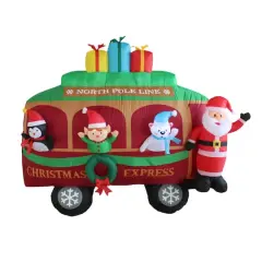 8ft. Inflatable Christmas Caboose