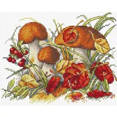 Mp Studia Autumn Forest Treasures Cross Stitch Kit
