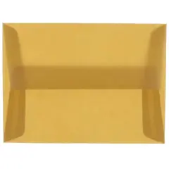 JAM Paper A2 Translucent Vellum Invitation Envelopes, 50ct. Earth Brown