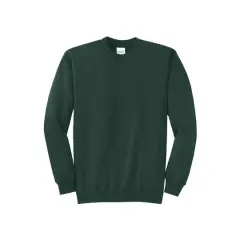 Port & Company&reg; Brights Core Fleece Crewneck Sweatshirt Dark Green