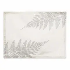 Neutral Fern 18" x 14" Cotton Twill Placemat