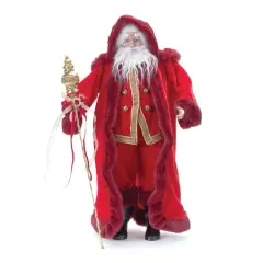 23" Jeweled Staff Santa