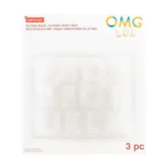 Alphabet Silicone Mold Variety Pack by Craft Smart&reg;